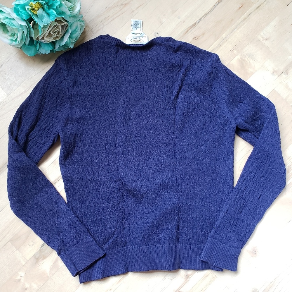 Talbots Pima Cotton Knit Sweater - Picture 2 of 5